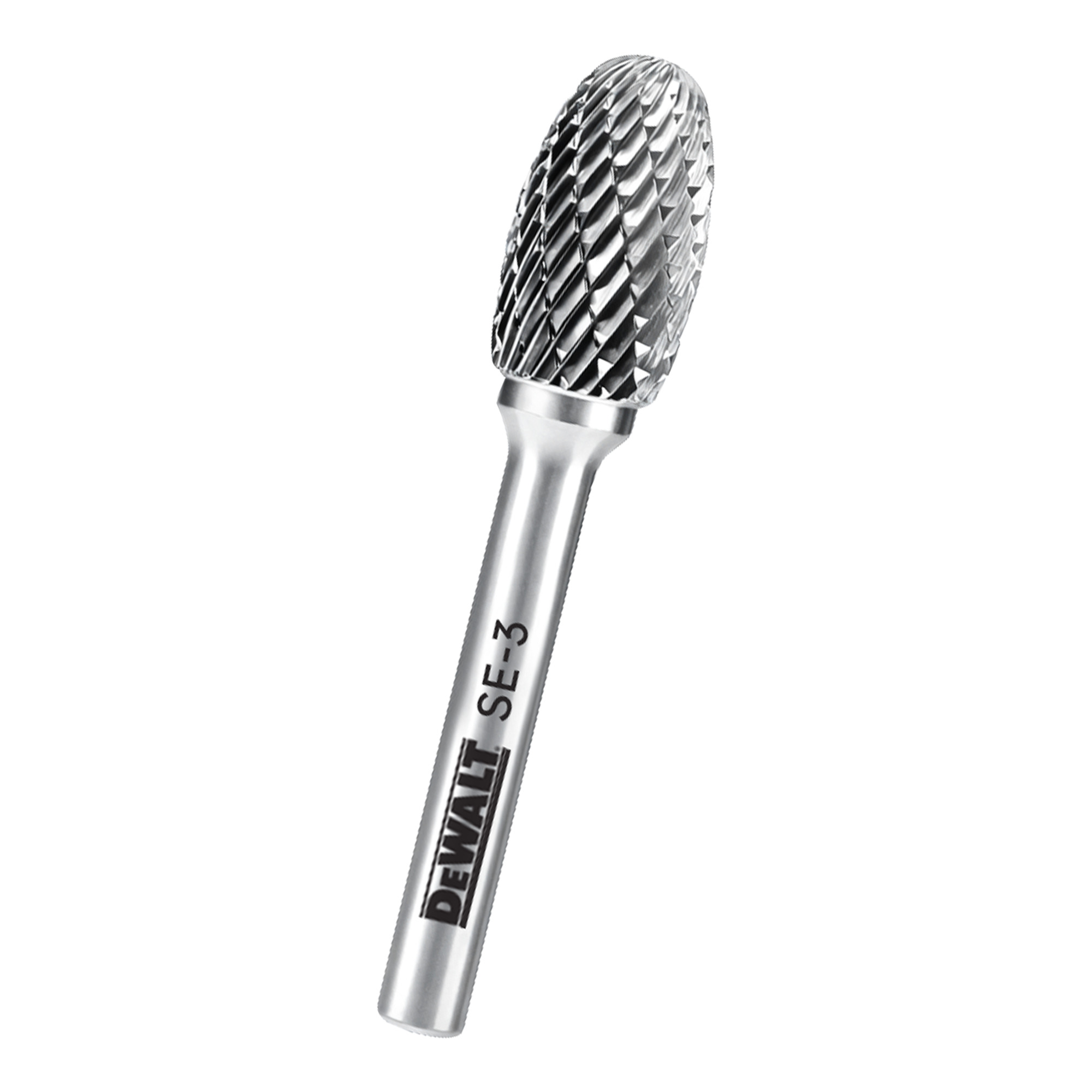 DeWalt Carbide Burr — SE-3, C10 Tungsten Carbide Steel, Double-Cut Teeth, Model# DXCBTJSE3